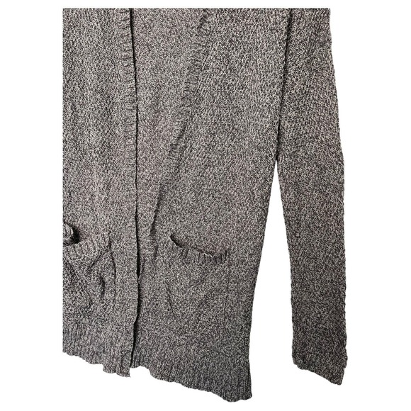 Urban Outfitters BDG Sweater Womens XS Open Front Knit Cardigan Pockets Gray - Picture 8 of 12